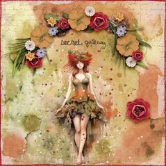 Bolete {Kit Papers} by Mixed Media by Erin example art by Josie