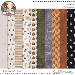 Bolete {Collection Bundle} by Mixed Media by Erin Patterns