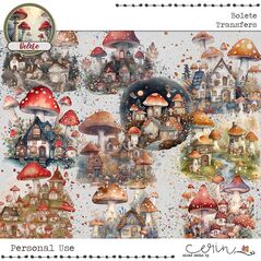 Bolete {Collection Bundle} by Mixed Media by Erin Tansfers