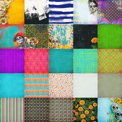 Día de los Muertos {Kit Papers} by Mixed Media by Erin contents
