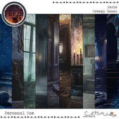 Eerie {Creepy Rooms} by Mixed Media by Erin