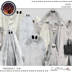 Eerie {Ghosties} by Mixed Media by Erin