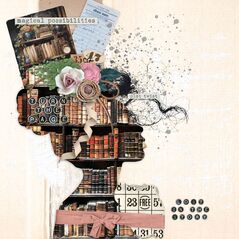 Turn the Page {Collection Bundle} example art by Ginnette