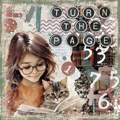 Turn the Page {Collection Bundle} example art by Kel