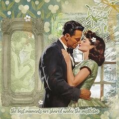 Under the Mistletoe {Mini Kit} by Mixed Media By Erin example art by MArgje