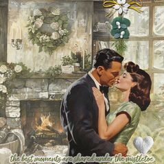 Under the Mistletoe {Mini Kit} by Mixed Media By Erin example art by Zanthia