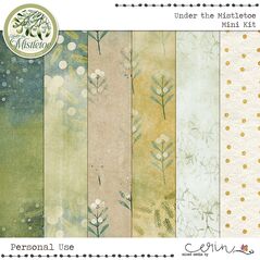 Under the Mistletoe {Mini Kit} by Mixed Media By Erin Papers