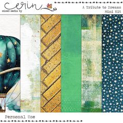 A Tribute to Dreams {Mini Kit} by Mixed Media by Erin Papers