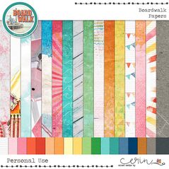 Boardwalk {Page Kit}  by Mixed Media by Erin Kit Papers