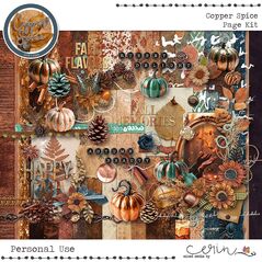 Copper Spice {Page Kit} by Mixed Media by Erin