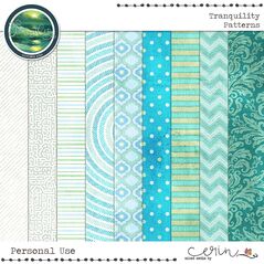 Tranquility {Collection Bundle} by Mixed Media by Erin Patterns