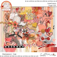 Sweetness {Page Kit} by Mixed Media by Erin