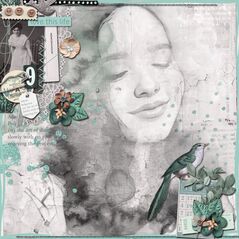 Ailyak {Page Kit}  by Mixed Media by Erin example art by Caro