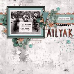 Ailyak {Page Kit}  by Mixed Media by Erin example art by Josie