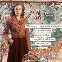 Ailyak {Collage Bits} by Mixed Media by Erin example art by Kel