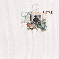 Ailyak {Collage Bits} by Mixed Media by Erin example art by Sylvia