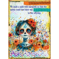 Día de los Muertos {Page Kit} by Mixed Media by Erin example art by Madi