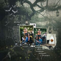 Eerie {Dark Places} by Mixed Media by Erin example art by  Anke55