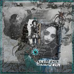 Eerie {Patterns} by Mixed Media by Erin example art by Caro