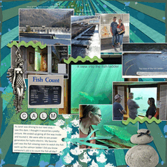 Tranquility {Page Kit} by Mixed Media by Erin example art by  LauraD