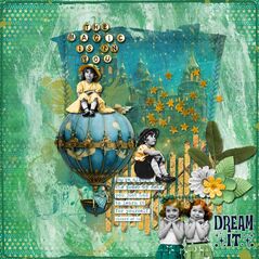 A Tribute to Dreams {Mini Kit} by Mixed Media by Erin example art by Caro