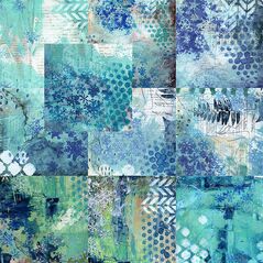 Winter Holiday {Artist Papers} by Mixed Media by Erin Contents 01