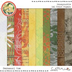 Honeysuckle {Collection Bundle} By Mixed Media by Erin Gel Print Paper