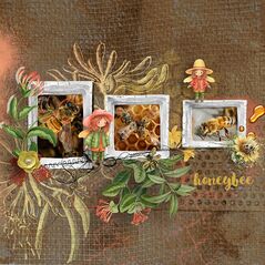 Honeysuckle {Collection Bundle} By Mixed Media by Erin example art by Jeannette