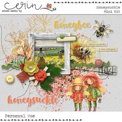 Honeysuckle {Mini Kit} By Mixed Media by Erin Elements