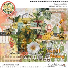 Honeysuckle {Collection Bundle} By Mixed Media by Erin Mixed Media Bits