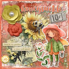 Honeysuckle {Collection Bundle} By Mixed Media by Erin example art by Cherylndesigns
