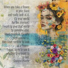 O'Keeffe {Collection Bundle} by Mixed Media by Erin example art by Josie