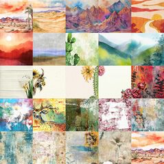 O'Keeffe {Kit Papers} by Mixed Media by Erin contents