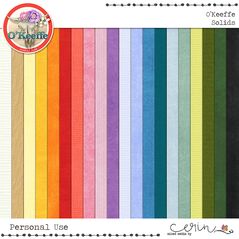 O'Keeffe {Kit Papers} by Mixed Media by Erin Solids