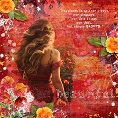 Pretty Poppies {Transfers} by Mixed Media by Erin example art by Susie