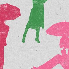 Showers and Flowers {Silhouettes} by Mixed Media by Erin detail 02