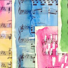 Showers and Flowers: Art Stacks by Mixed Media by Erin detail 03