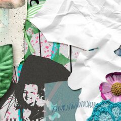 Showers and Flowers {Kit Elements} by Mixed Media by Erin detail 02