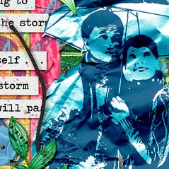 Showers and Flowers {Kit Elements} by Mixed Media by Erin detail 05