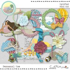 Uplifted {Mini Kit} by Mixed Media by Erin  Elements