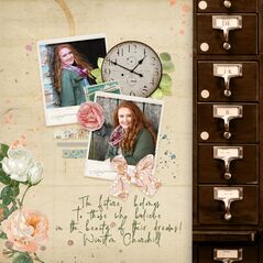 Vintage Soul {Mini Kit} By Mixed Media by Erin example art by  Laura D