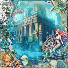 Atmospheres Vol. 1 {Sunken Cities} by Mixed Media by Erin example art by Cindy