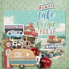 Road Trip {Patterns} by Mixed Media by Erin example art by EvelynD2