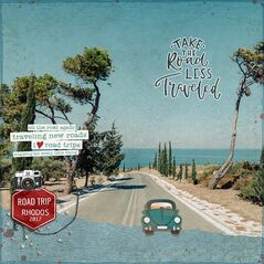 Road Trip {Collection Bundle}  by Mixed Media by Erin example art by Marjike