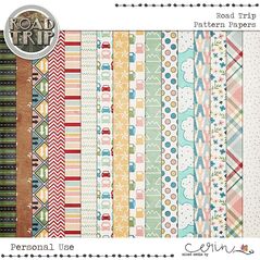 Road Trip {Collection Bundle}  by Mixed Media by Erin Patterns
