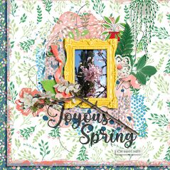 Joyous Spring {Patterns} by Mixed Media by Erin example art by Cinderella