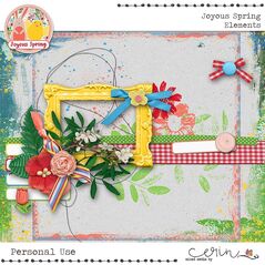 Joyous Spring {Elements} by Mixed Media by Erin