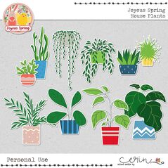 Joyous Spring {Houseplants} by Mixed Media by Erin