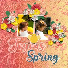 Joyous Spring {Collection Bundle} by Mixed Media by Erin example art by  Josie