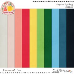 Joyous Spring {Collection Bundle} by Mixed Media by Erin Solids